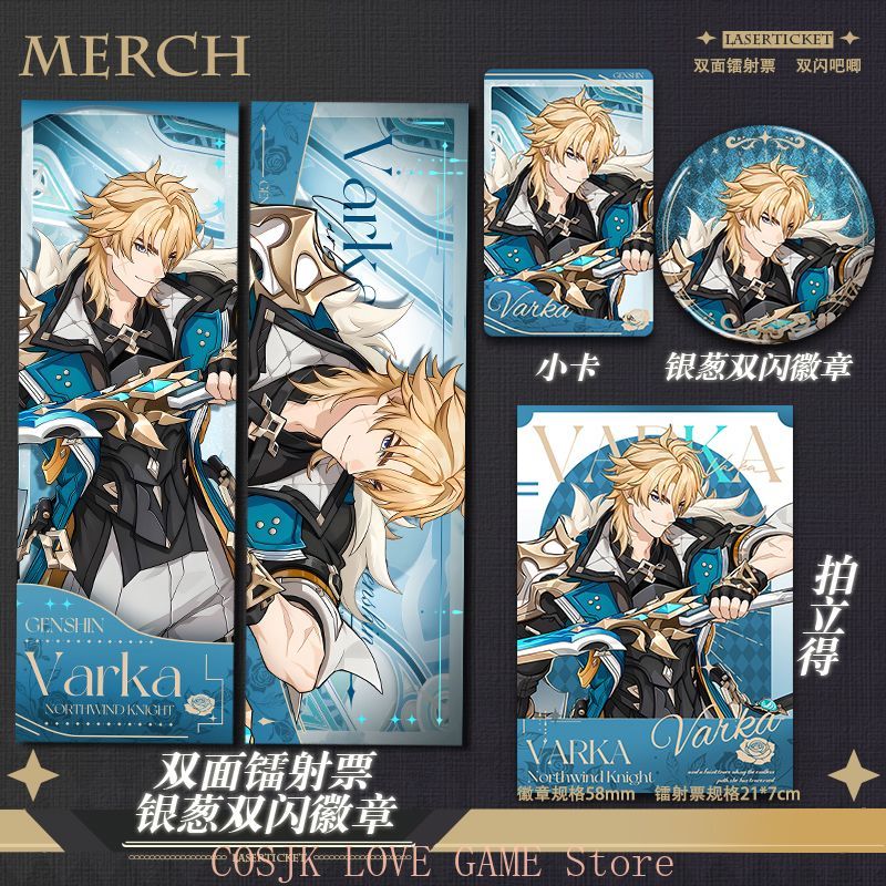 Anime Genshin Impact Varka Cos – Women'S Anime Accessories recenzja i cena