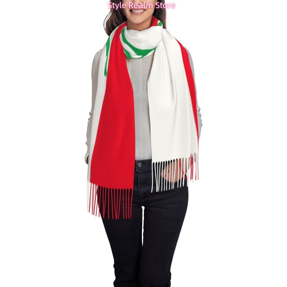 Flag Of Lebanon Print Polyeste – Women Accessories Lebanon recenzja i cena