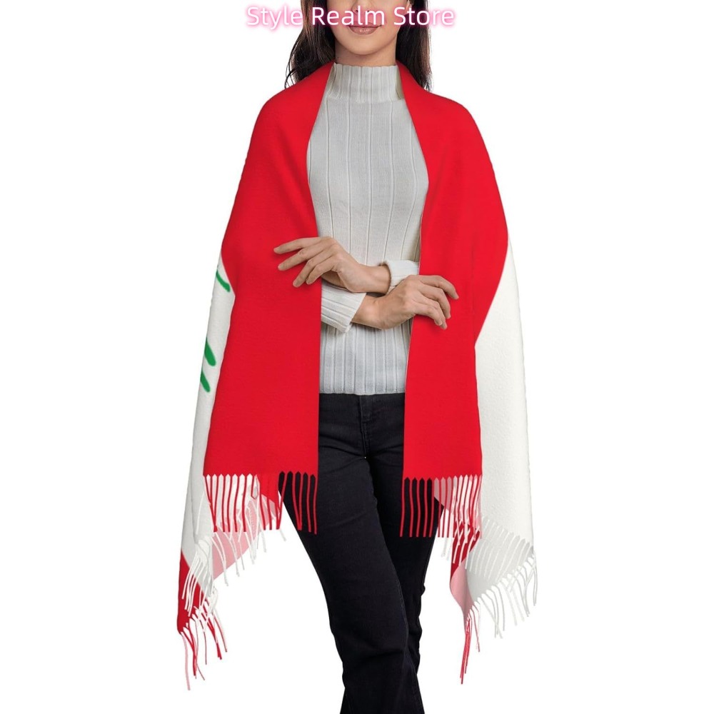 Flag Of Lebanon Print Polyeste – Women Accessories Lebanon recenzja i cena