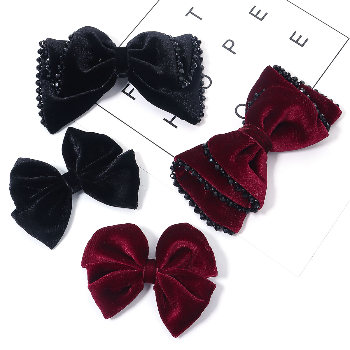 Wine Red Black Classics Style  – Women Jewelry Accessories For Black Dress recenzja i cena