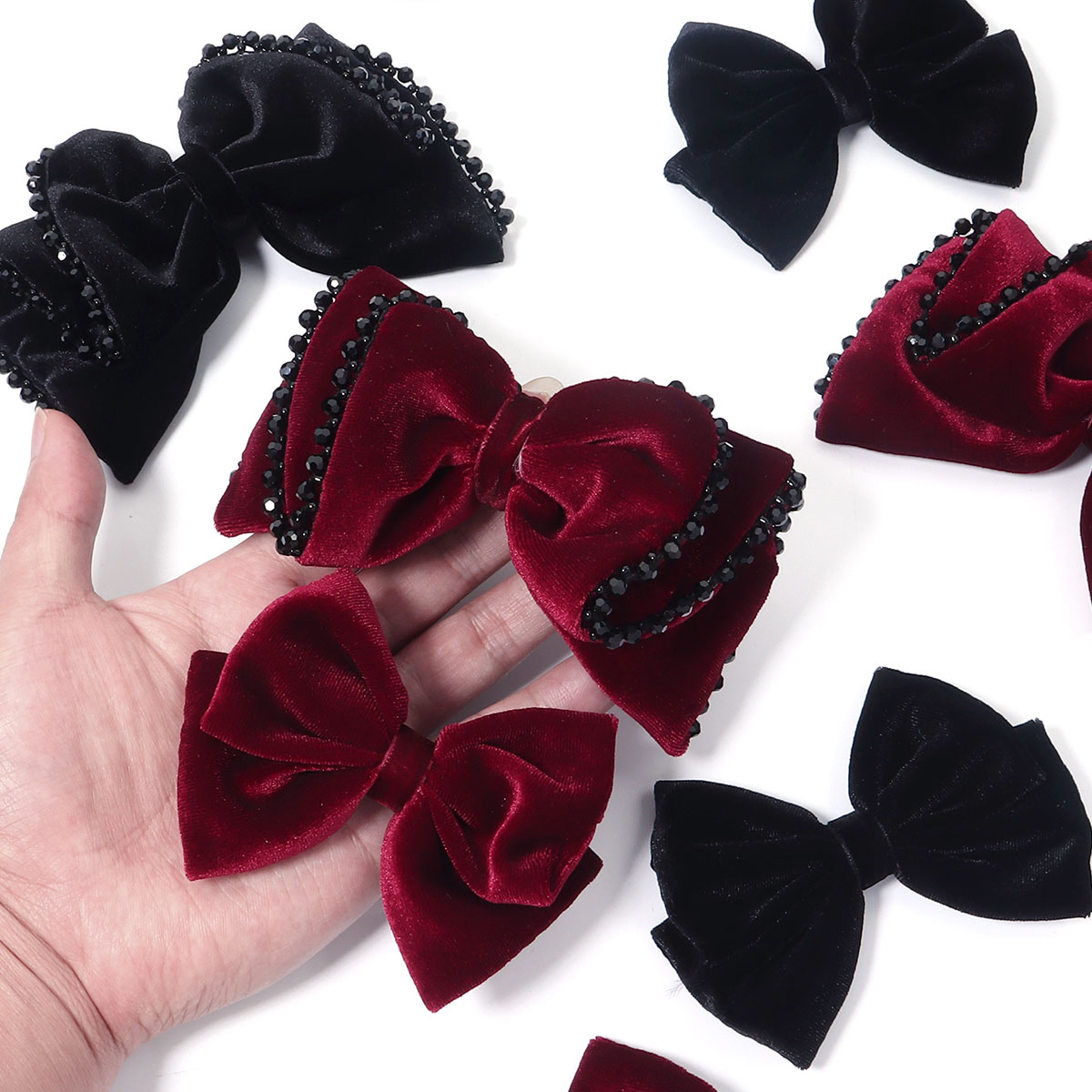 Wine Red Black Classics Style  – Women Jewelry Accessories For Black Dress recenzja i cena