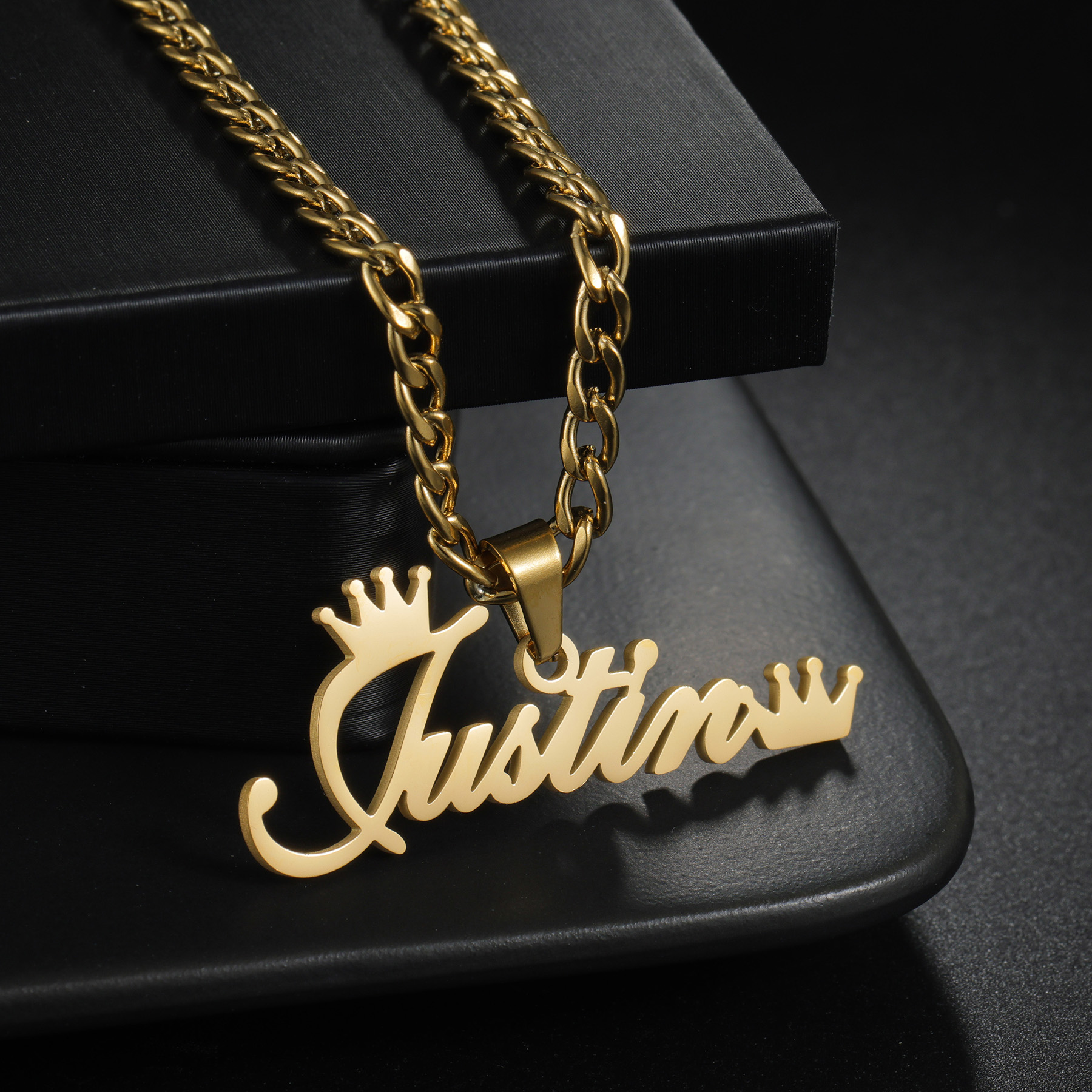 Customized Name Necklace Brace – Women Accessories Gift Set recenzja i cena