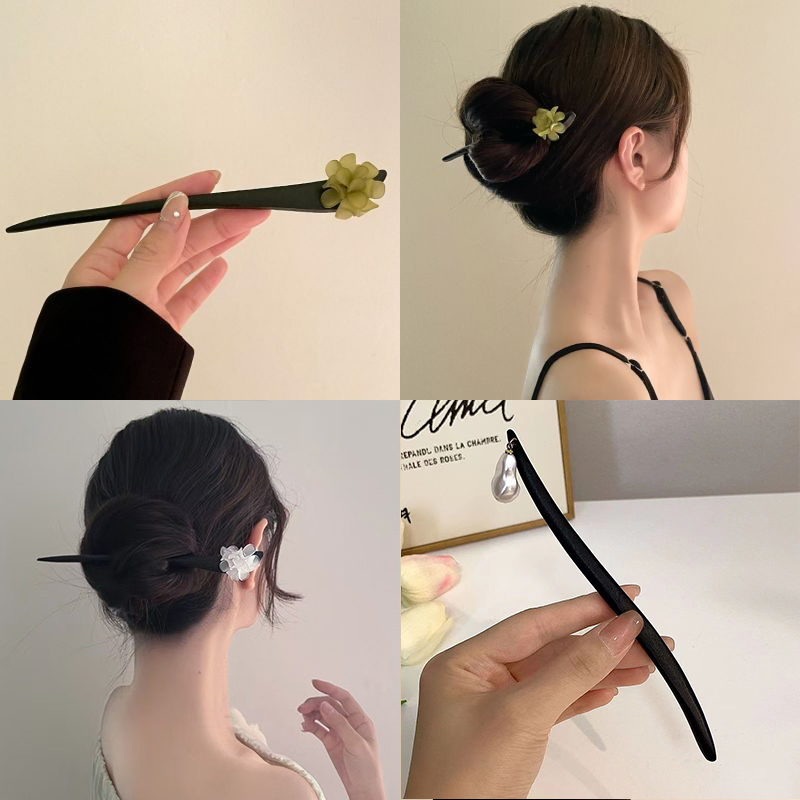 Vintage Chinese Style Wooden F – Hair Fork Stick recenzja i cena