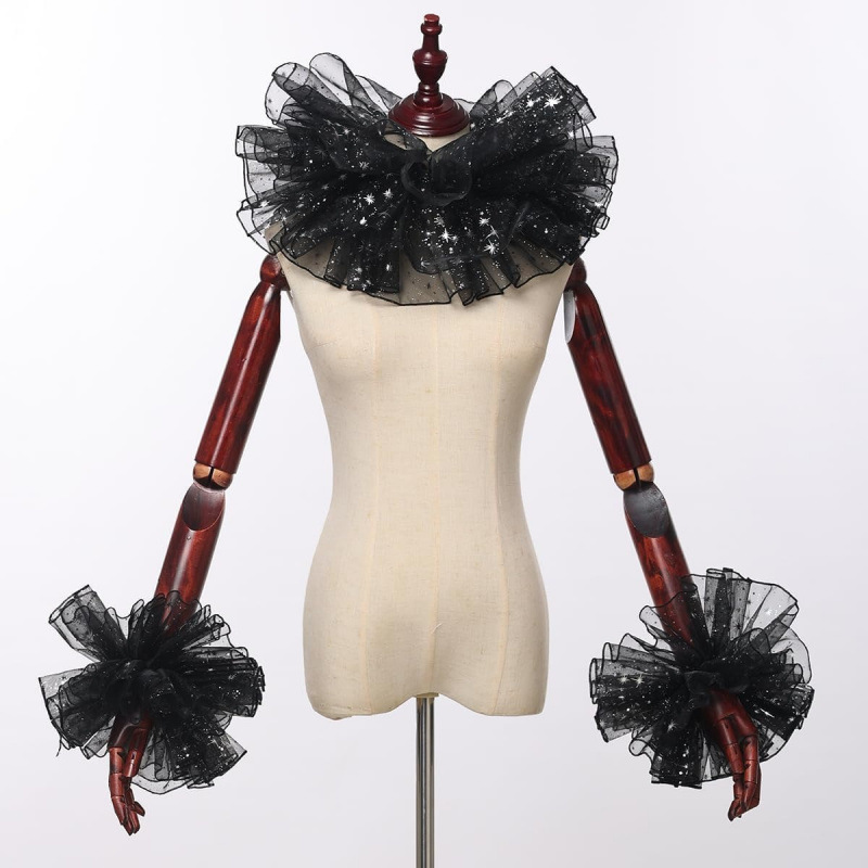 Jester Ruffled Collar Neck Ruf – Women'S Accessories For Neck recenzja i cena