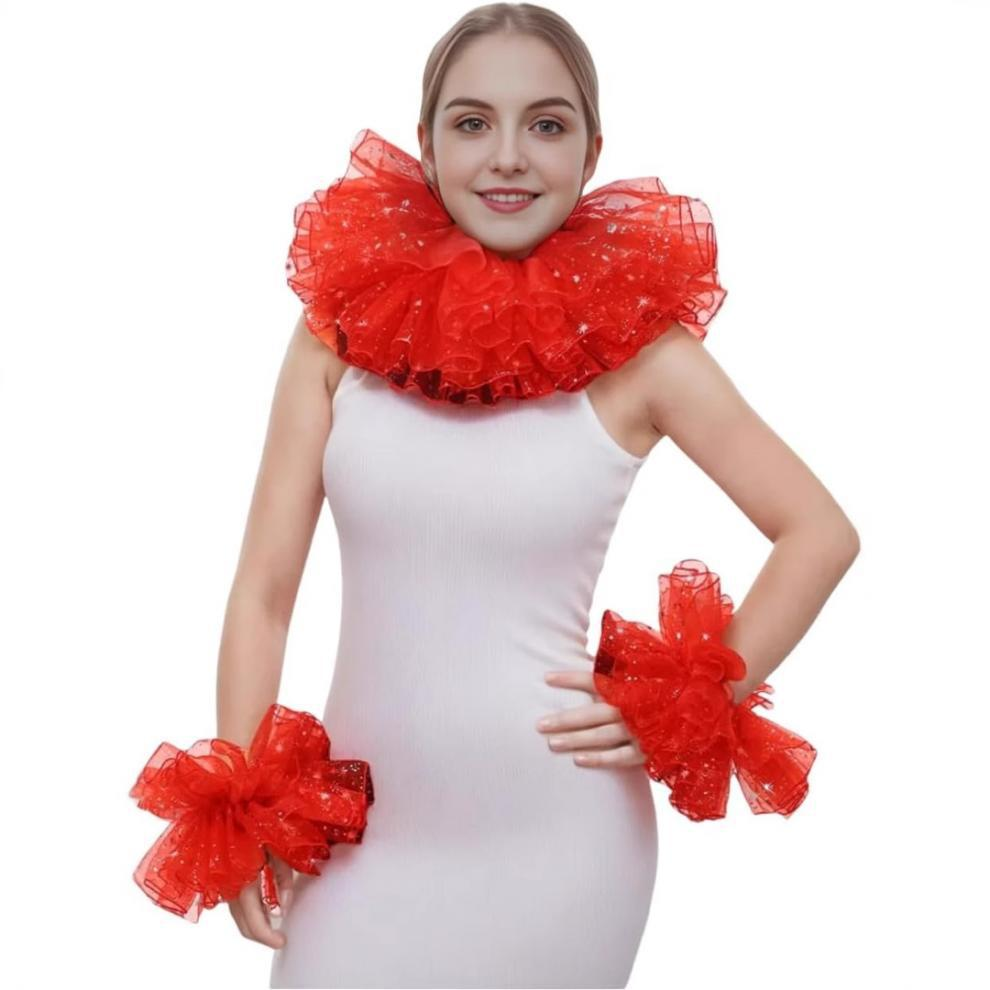 Jester Ruffled Collar Neck Ruf – Women'S Accessories For Neck recenzja i cena