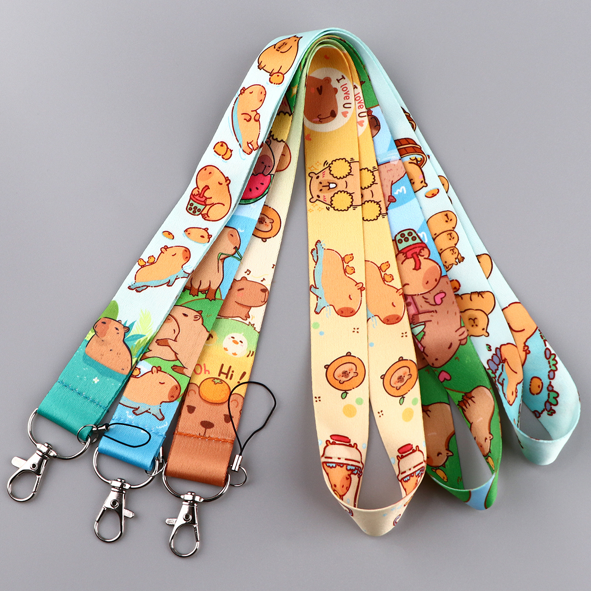 Cute Capybara Lanyards for Key – Women'S Accessories For Neck recenzja i cena