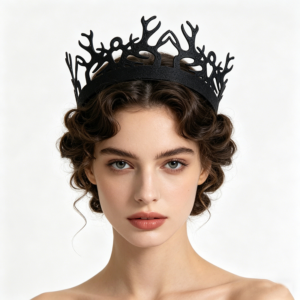 1pc Fashion Black Gothic Antle – Queen Accessories recenzja i cena