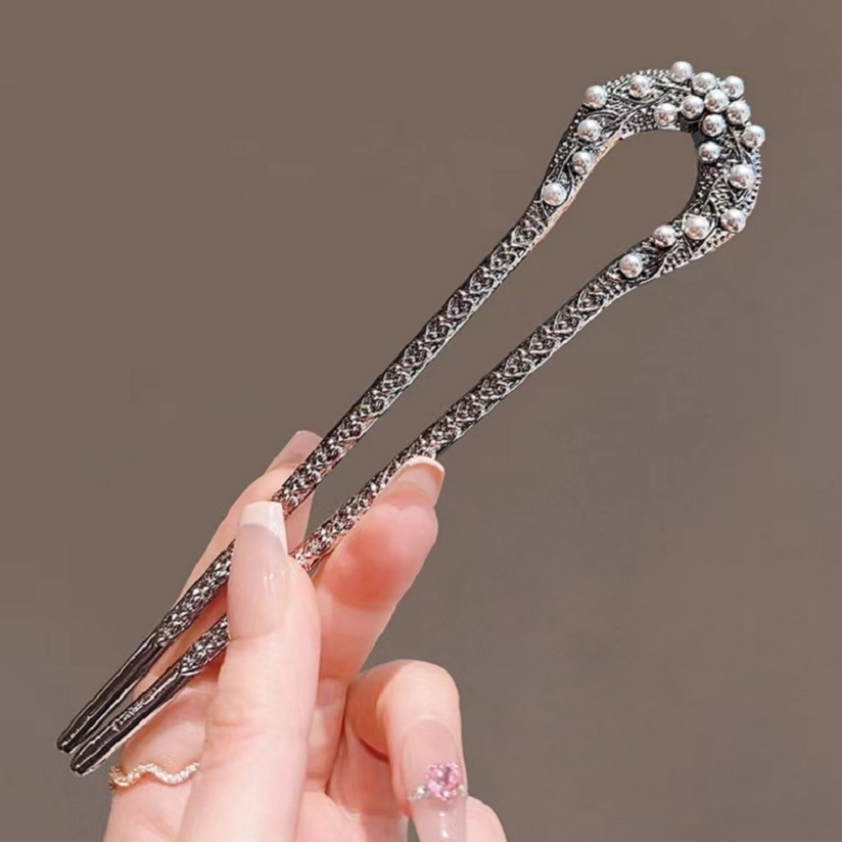 New Pearl U Shaped Hairpin For – Hair Fork Stick recenzja i cena