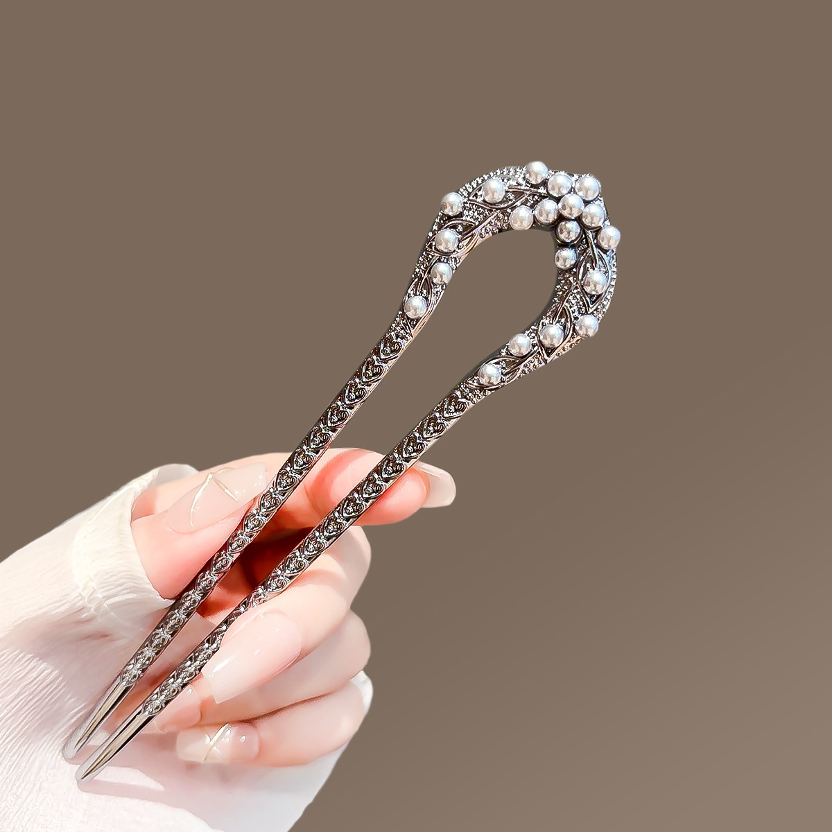 New Pearl U Shaped Hairpin For – Hair Fork Stick recenzja i cena