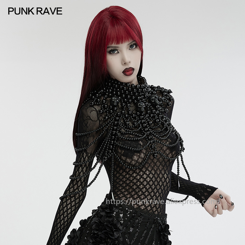 PUNK RAVE Women's Gothic Skull – Women'S Accessories For Neck recenzja i cena