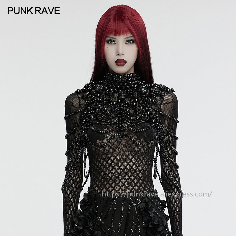 PUNK RAVE Women's Gothic Skull – Women'S Accessories For Neck recenzja i cena