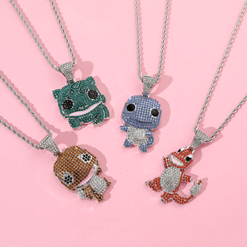Diamond Studded Squirtle Neckl – Women Accessories Trending recenzja i cena