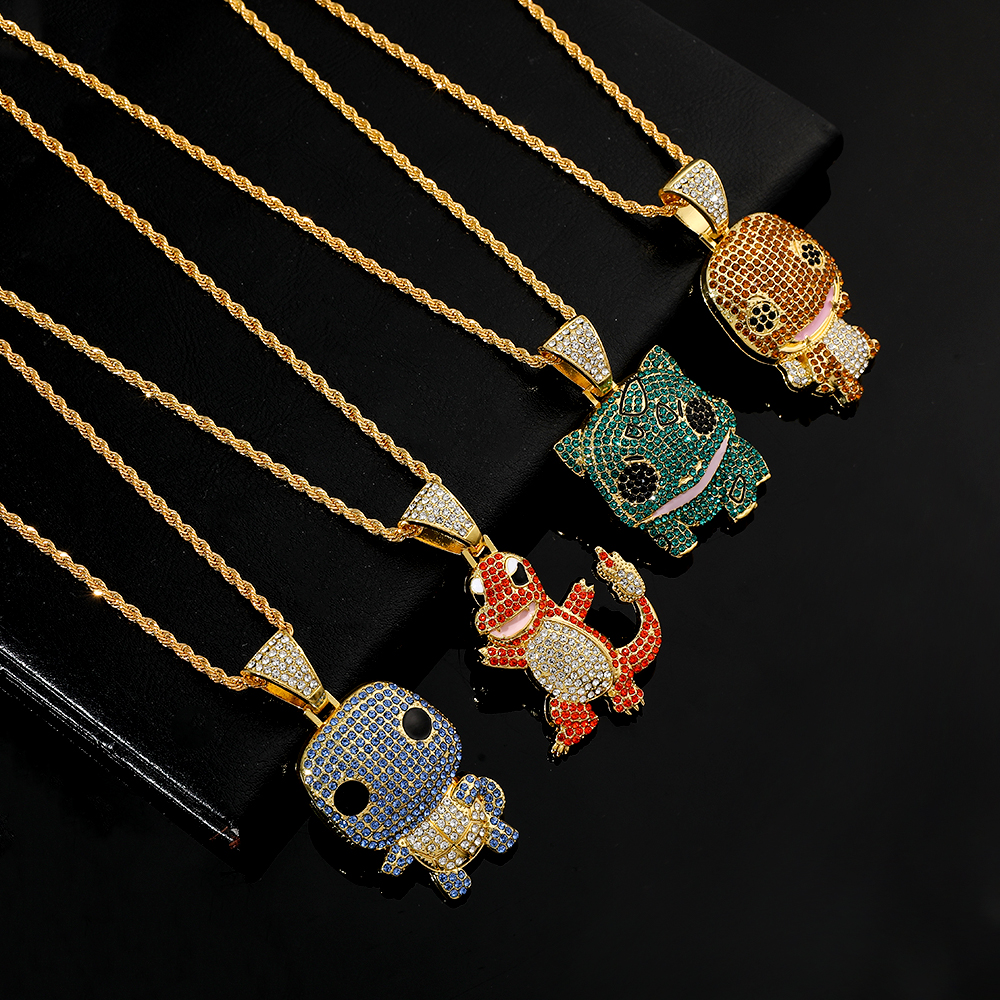 Diamond Studded Squirtle Neckl – Women Accessories Trending recenzja i cena