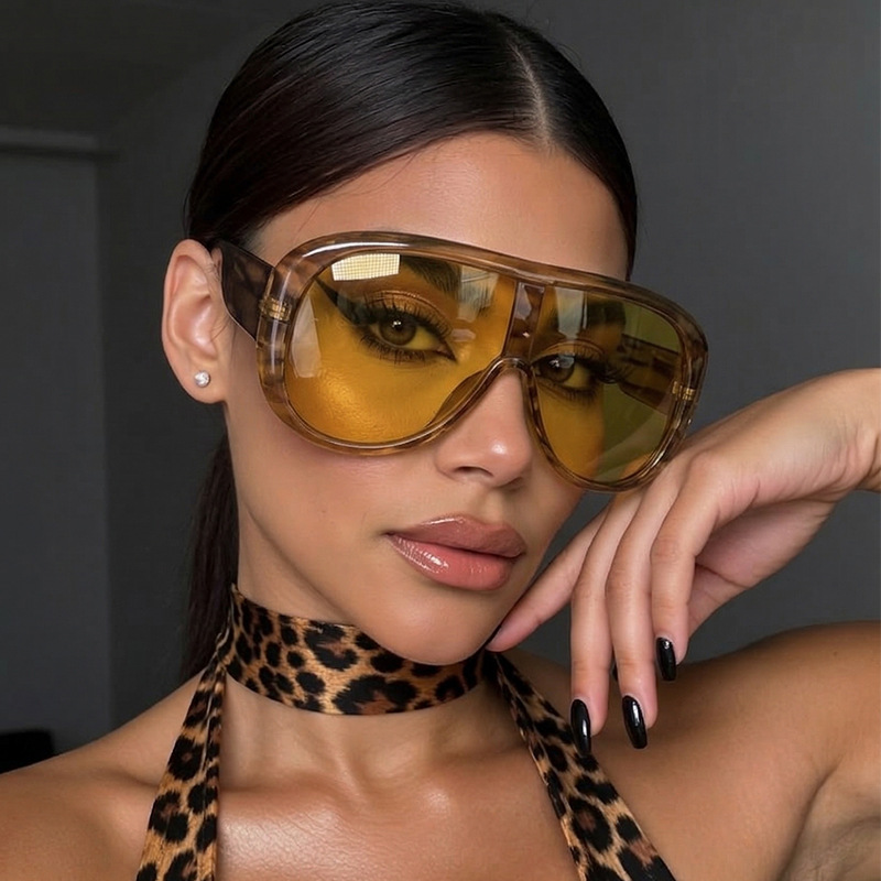 Oversized One Piece Large Fram – Sunglasses Oversized Square recenzja i cena