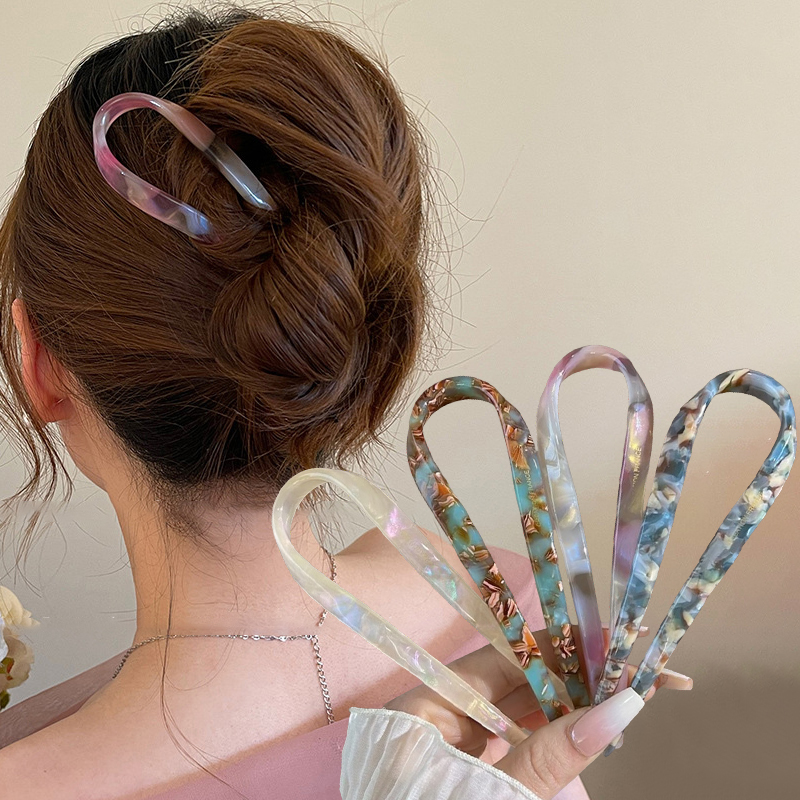 U-Shaped Hair Sticks Acetate A – Hair Fork Stick recenzja i cena