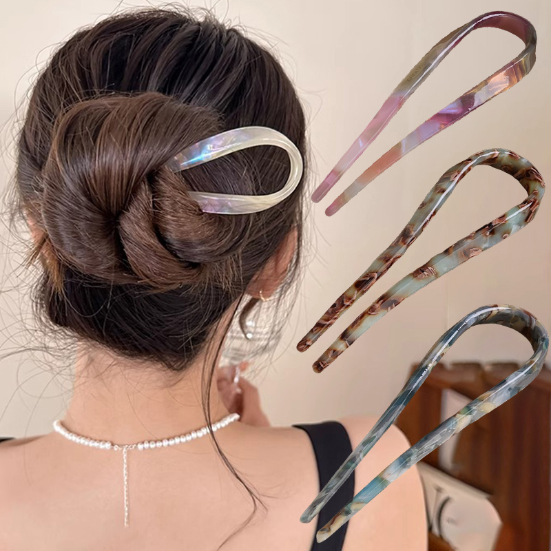 U-Shaped Hair Sticks Acetate A – Hair Fork Stick recenzja i cena