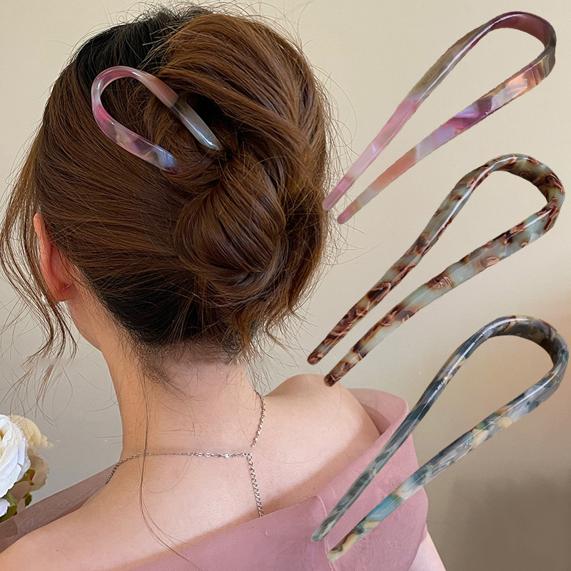 U-Shaped Hair Sticks Acetate A – Hair Fork Stick recenzja i cena