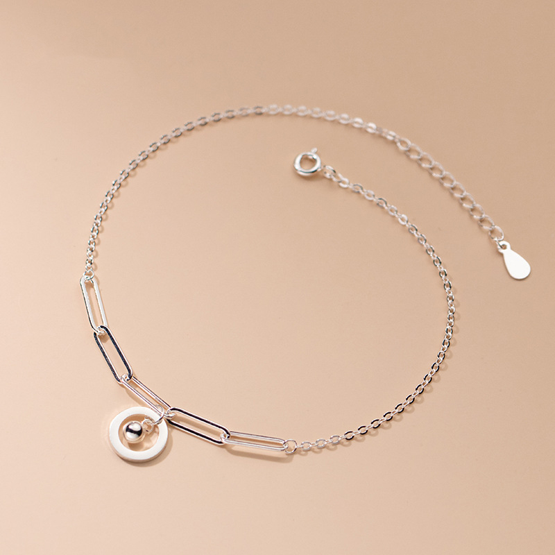 Anklets Silver 925 Fashion Wom – Beaded Anklet Chain recenzja i cena