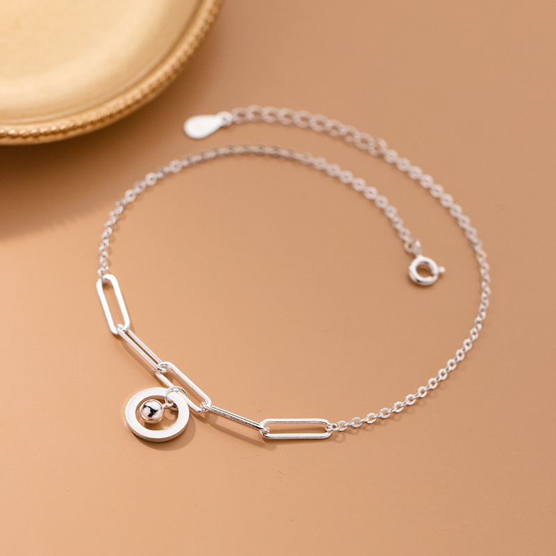 Anklets Silver 925 Fashion Wom – Beaded Anklet Chain recenzja i cena