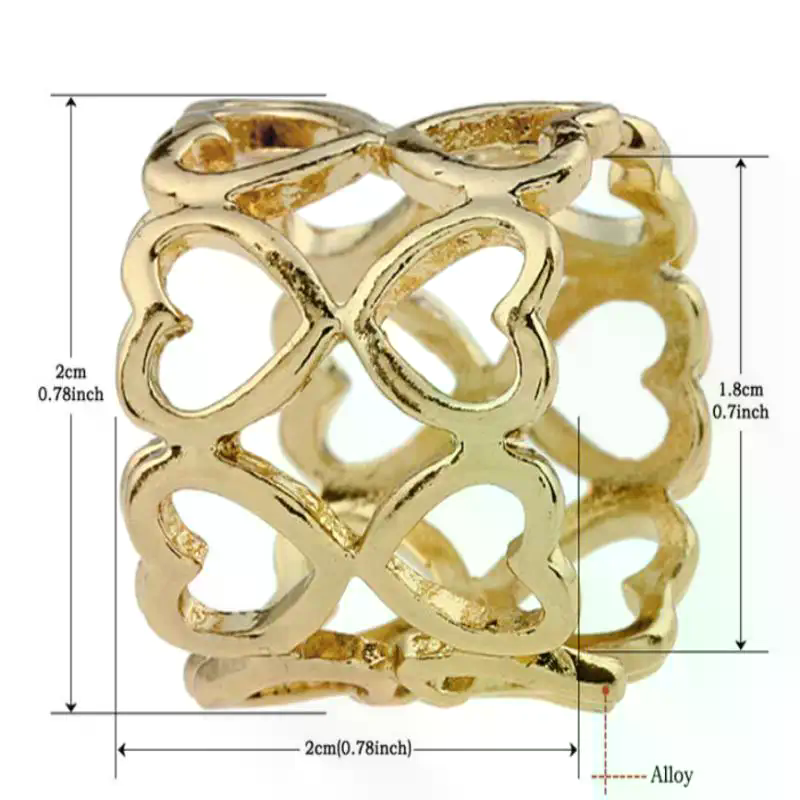 1/4Pcs Alloy Circle Scarves Br – Women'S Accessories Rings recenzja i cena