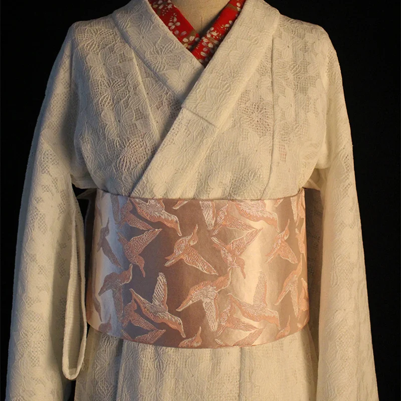 Japanese Kimono Obi Pink Color – Women'S Kimono Accessories recenzja i cena