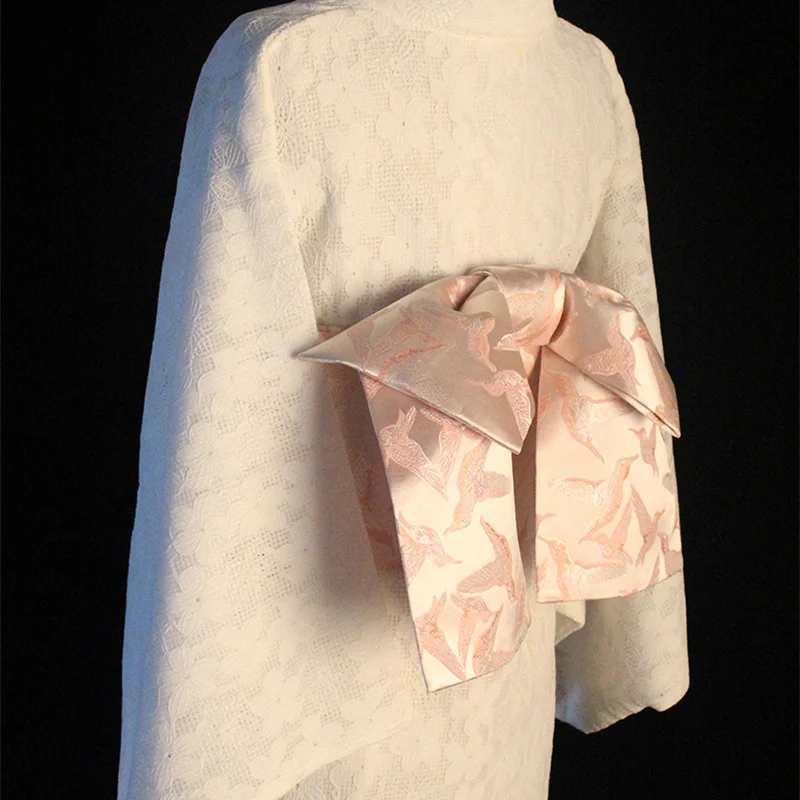 Japanese Kimono Obi Pink Color – Women'S Kimono Accessories recenzja i cena