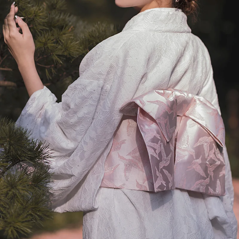 Japanese Kimono Obi Pink Color – Women'S Kimono Accessories recenzja i cena