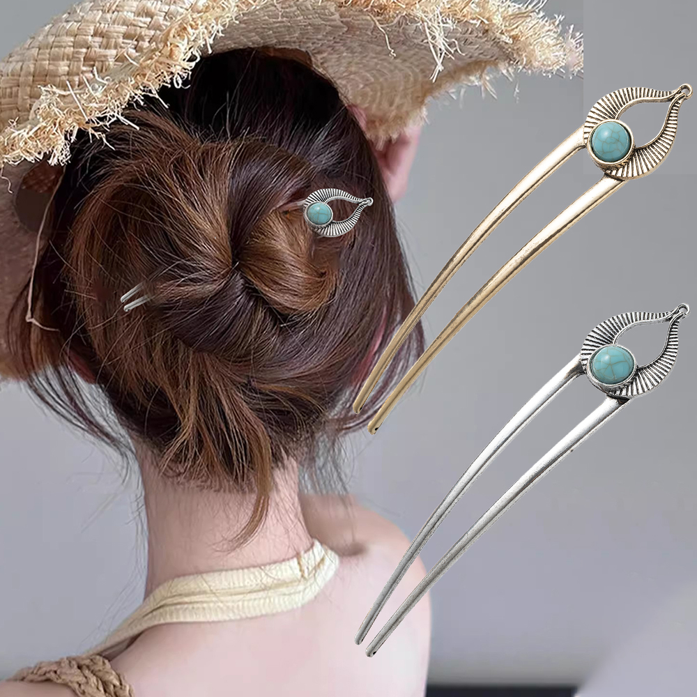 Egypt Turquoise U Shape Hair F – Hair Fork Stick recenzja i cena