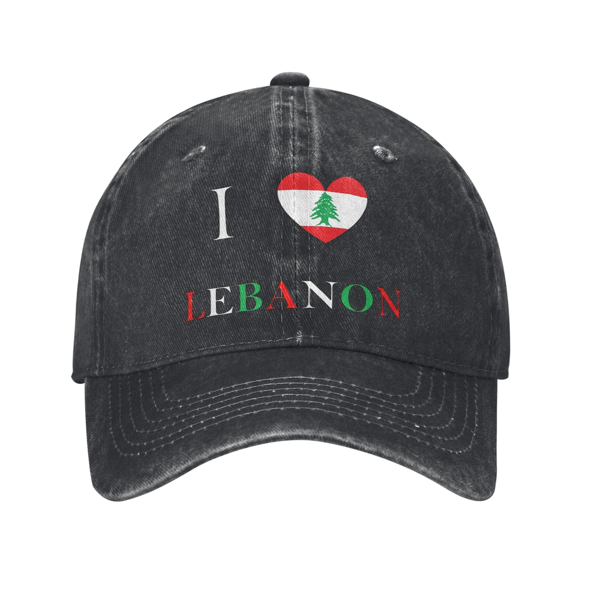 Lebanon Flag Heart Trucker Hat – Women Accessories Lebanon recenzja i cena