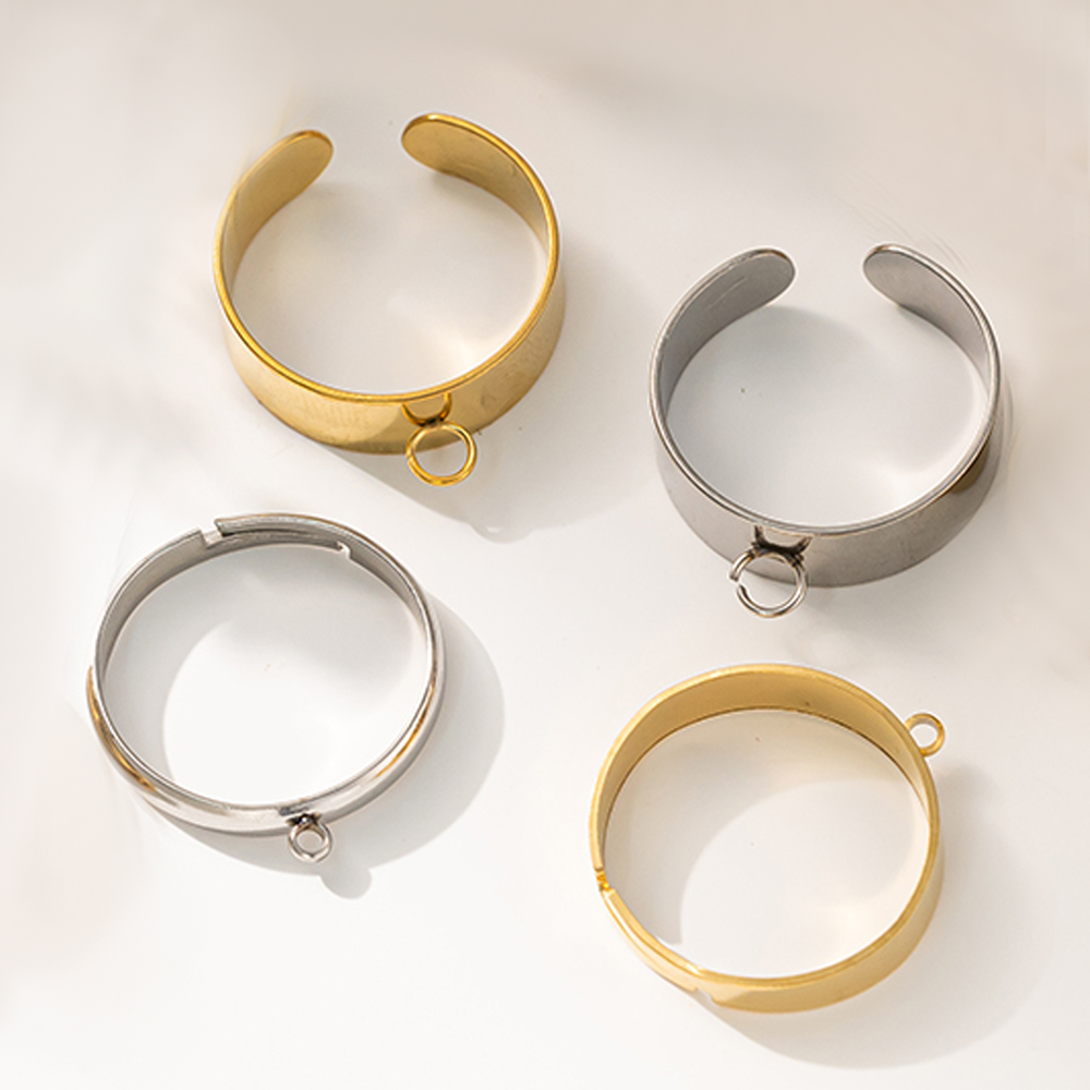 5pcs/Lot Stainless Steel Gold  – Women'S Accessories Rings recenzja i cena