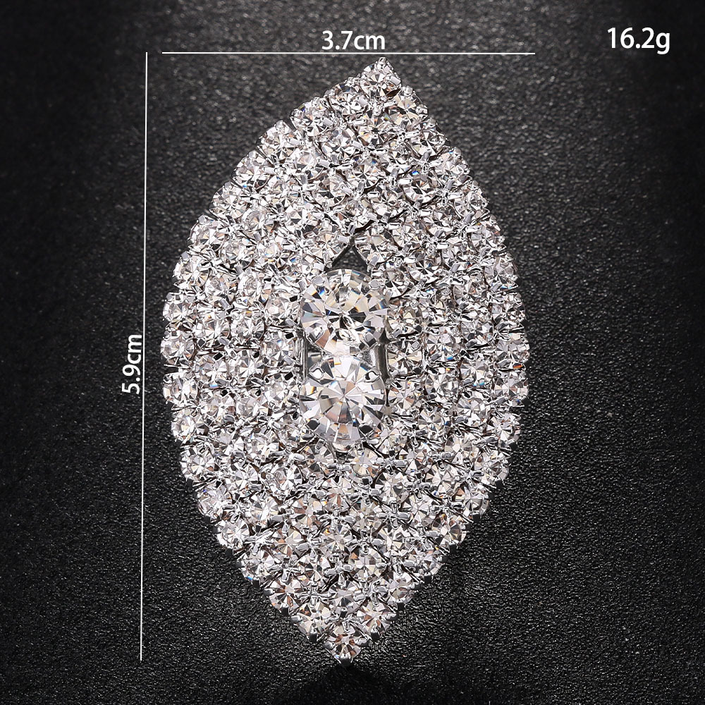 Red Black Rhinestone Eye Shape – Women Jewelry Accessories For Black Dress recenzja i cena