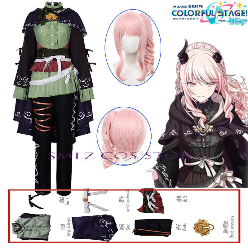 Anime PJSK Hermit Akiyama Mizu – Women Accessories Set recenzja i cena