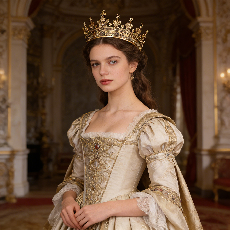 Vintage Baroque Bronze Bridal  – Queen Accessories recenzja i cena