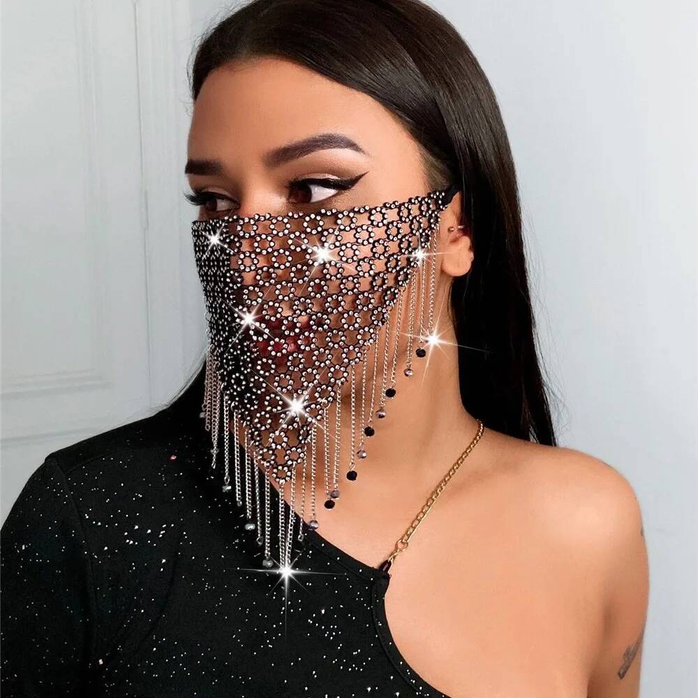 Women New Tassel Veil Masks He – Women Accessories Set recenzja i cena