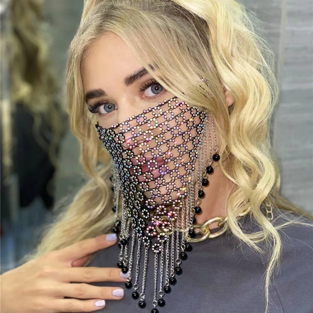 Women New Tassel Veil Masks He – Women Accessories Set recenzja i cena