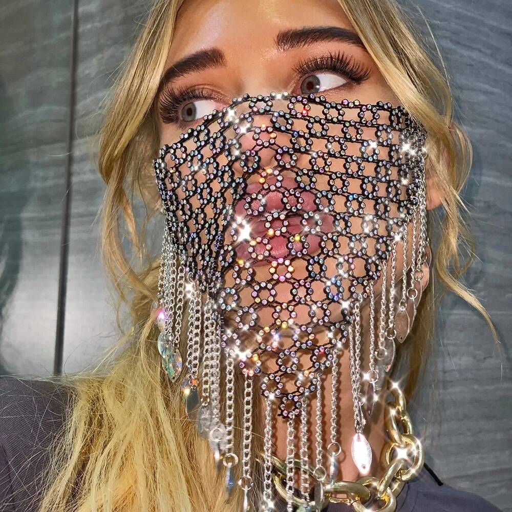 Women New Tassel Veil Masks He – Women Accessories Set recenzja i cena