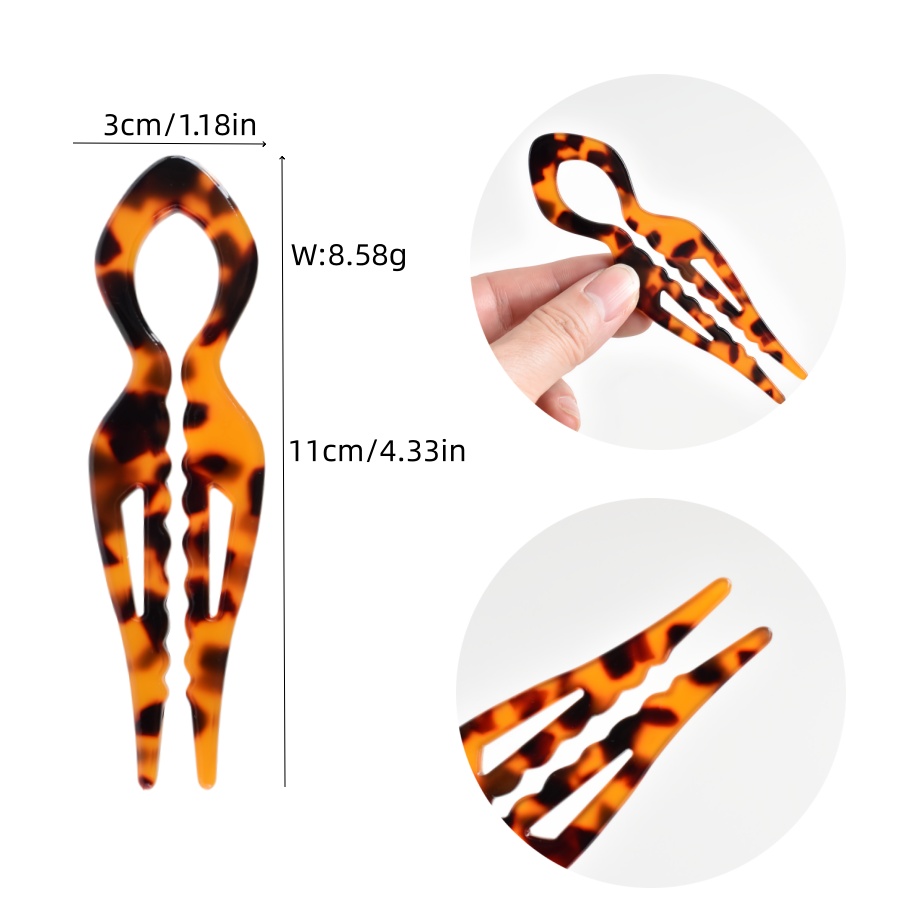 1 PC Acrylic Fish Tail U-shape – Hair Fork Stick recenzja i cena