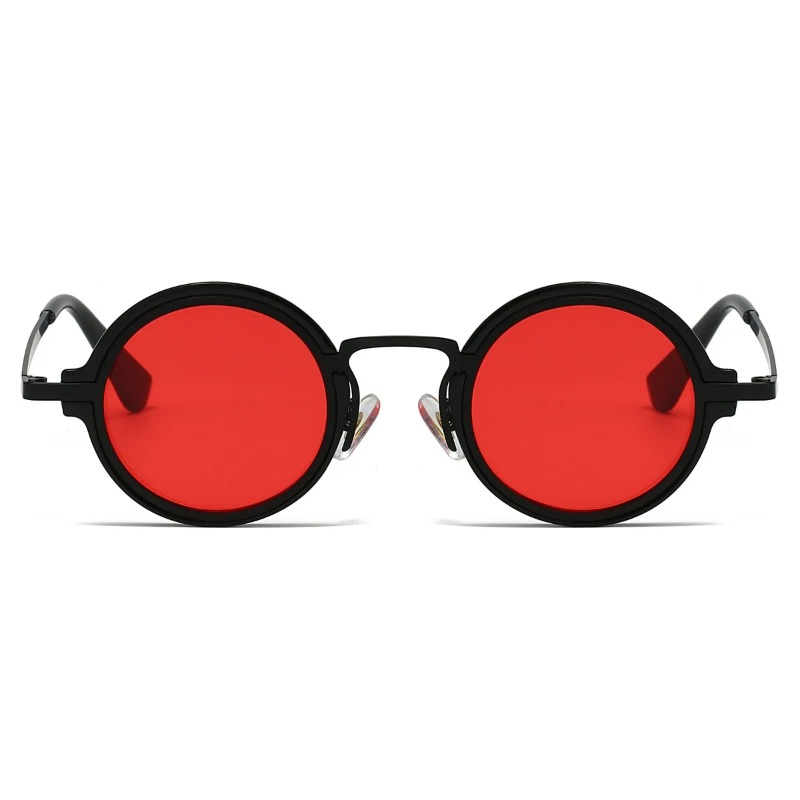 New Retro Metal Round Frame Su – Women Accessories Trending recenzja i cena