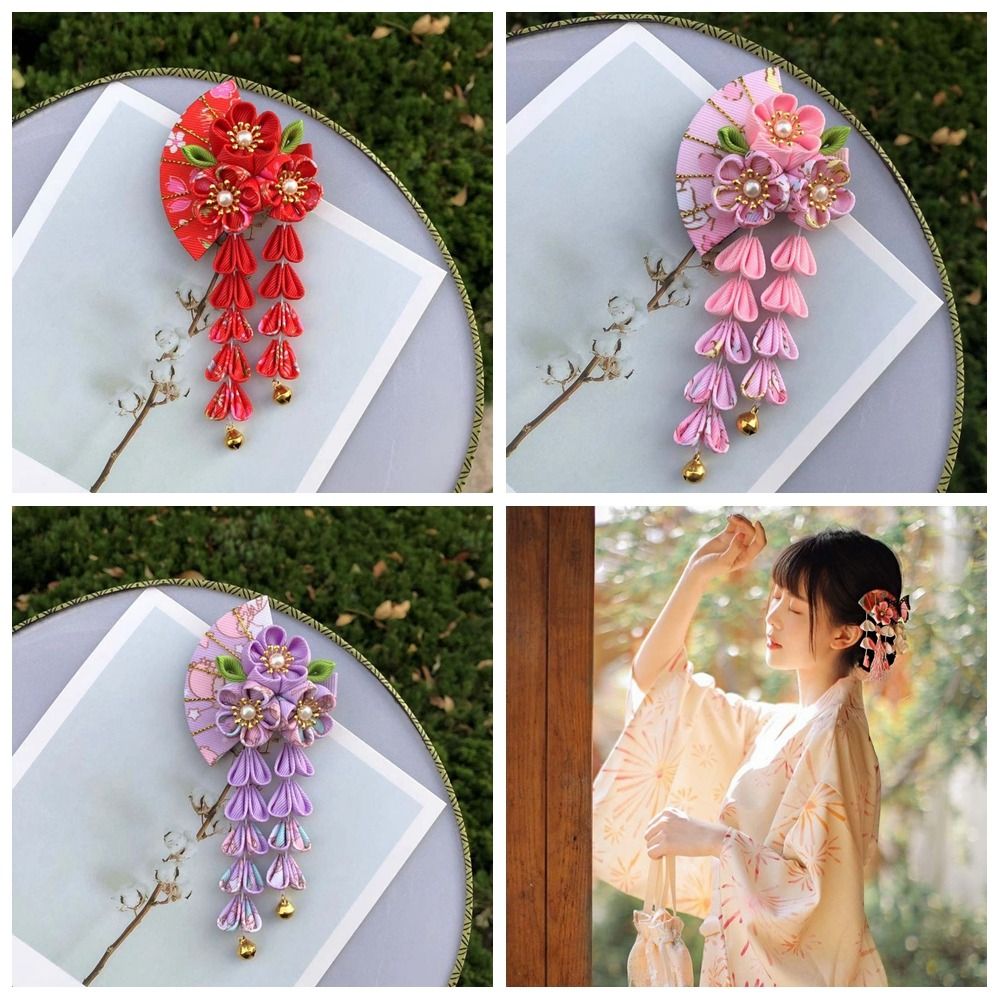 Cute Tassels Tassel Fan Hairpi – Women'S Kimono Accessories recenzja i cena