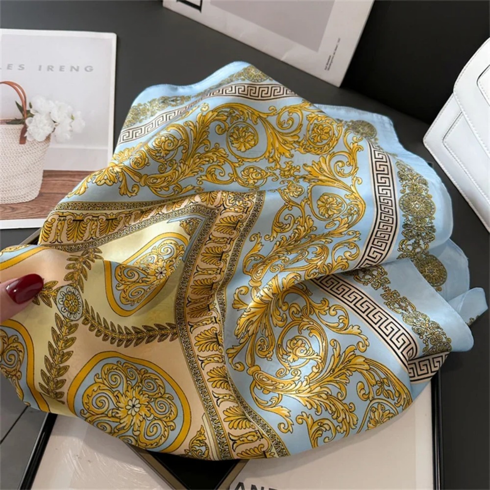 Women 70x70cm Printed Silk Pas – Women'S Accessories For Neck recenzja i cena
