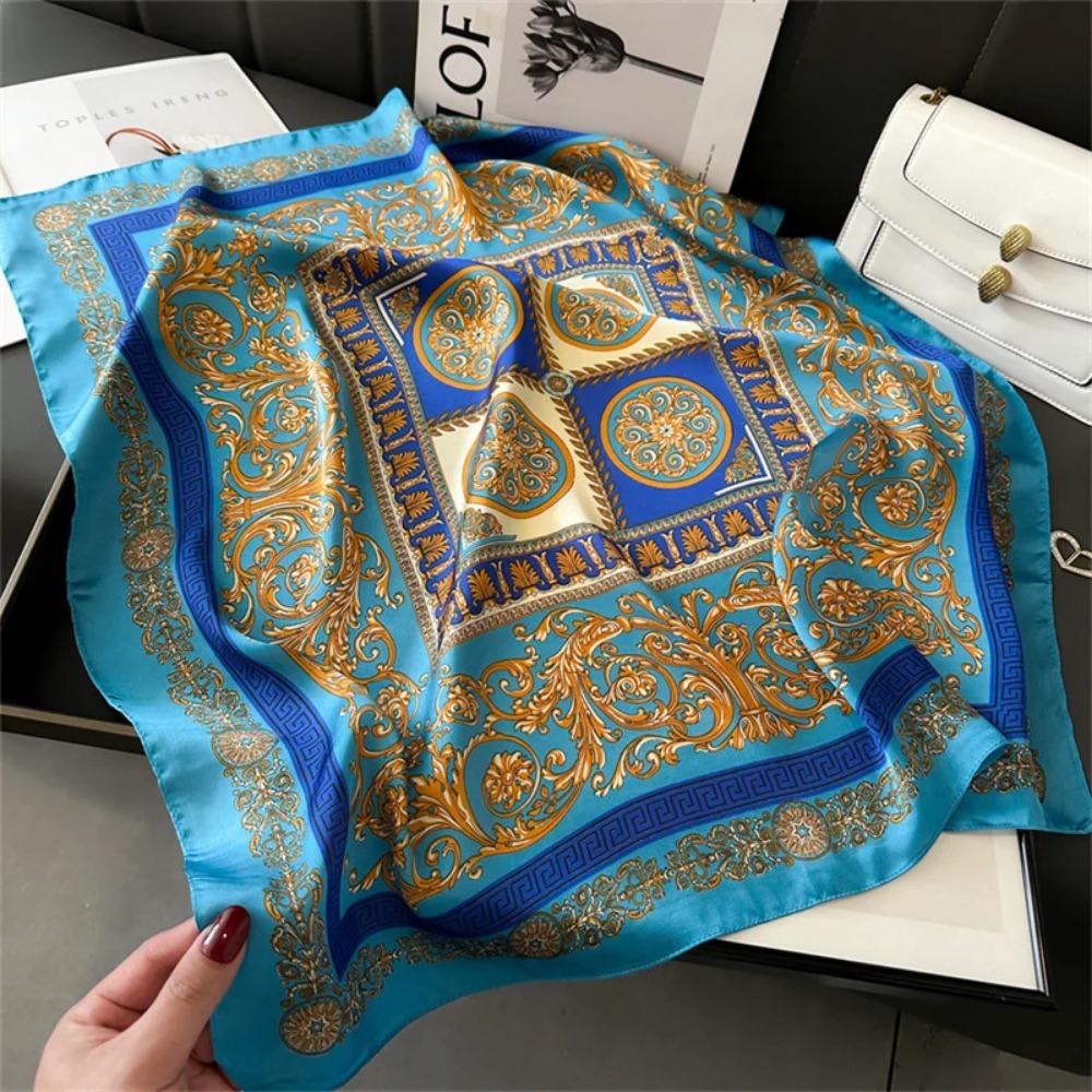 Women 70x70cm Printed Silk Pas – Women'S Accessories For Neck recenzja i cena