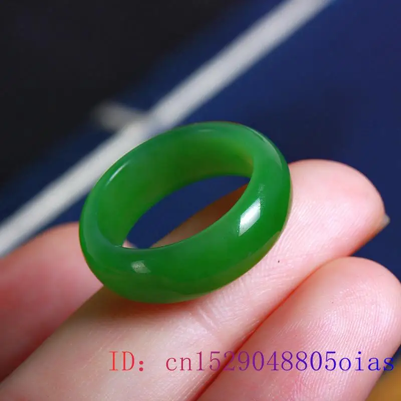 Natural Green Hetian Jade Ring – Women'S Accessories Rings recenzja i cena