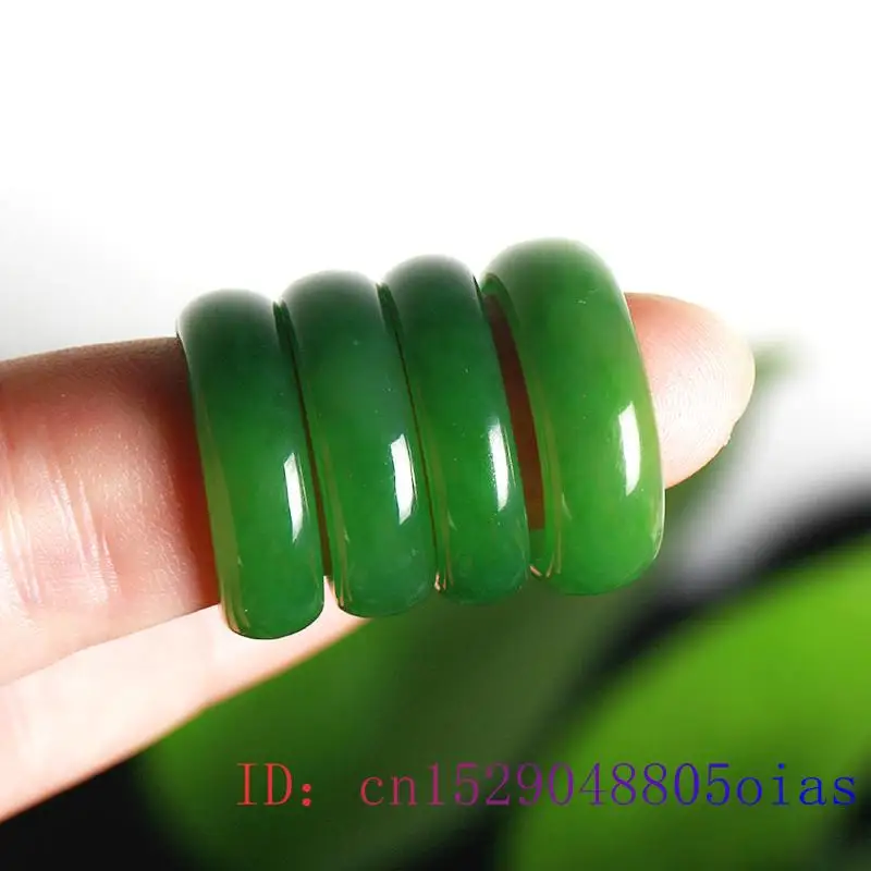 Natural Green Hetian Jade Ring – Women'S Accessories Rings recenzja i cena